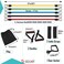 FEGSY Resistance Bands Set for Exercise Stretching and Workout Toning Tube Kit with Foam Handles Door Anchor Ankle Strap and Carrying Bag for Men Women