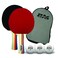 STAG UnisexAdult Tournament Table Tennis Playset  Model TourSet WH 2 Rackets  3 White Balls Multicolor