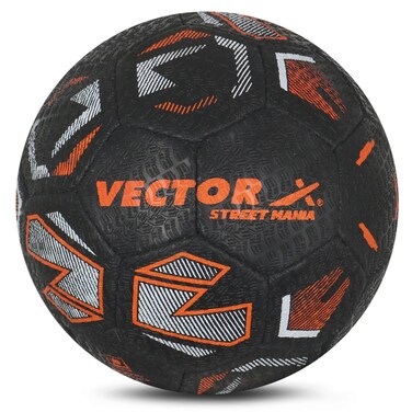 Vector X Street Mania Hand Stitched Football Size5 BlackOrange