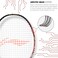 LiNing Turbo 99 Strung Carbon Fibre Badminton Racket With Free Full Cover Black Red