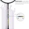 LiNing Turbo 99 Carbon Fibre Strung Badminton Racket with Full Racket Cover BlackLimeOrange  For Intermediate Players  84 grams  Maximum String Tension  30lbs