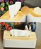 Wood Tissue Box Cover for Disposable Paper Facial Tissues Wooden Rectangular Tissue Box Holder for Storage on Bathroom Vanity Bedroom Dresser Night Stand DeskLarge102 x 51 x 45