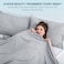 Elegear Revolutionary Cooling Blanket Throw Absorbs Heat to Keep Body Cool for Night Sweats ArcChill 30 Cool Fiber QMax05 for Hot Sleepers Lightweight Summer Cold Blankets for Sleeping Grey
