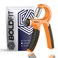 Boldfit Adjustable Hand Grip Strengthener Hand Gripper for Men  Women for Gym Workout Hand Exercise Equipment to Use in Home for Forearm Exercise Finger Exercise Power Gripper 40 Kg Orange