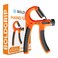 Boldfit Adjustable Hand Grip Strengthener Hand Gripper for Men  Women for Gym Workout Hand Exercise Equipment to Use in Home for Forearm Exercise Finger Exercise Power Gripper 40 Kg Orange