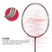 LiNing Super Series 900 Strung Badminton Racket with Free Full Cover 84 Grams RedGrey Carbon Fibre