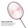 LiNing Super Series 900 Strung Badminton Racket with Free Full Cover 84 Grams RedGrey Carbon Fibre