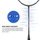 LiNing Carbon Fibre Super Series 900 Strung Badminton Racket with Full Cover 84 Grams BlackBlue