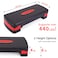 JAXPETY New 27 Fitness Aerobic Step Adjust 4  6Exercise Stepper wRisers Home Gym BlackRed