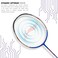 LiNing Turbo 99 Carbon Fibre Strung Badminton Racket with Full Racket Cover BlueBlack  For Intermediate Players  84 grams  Maximum String Tension  30lbs