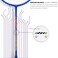 LiNing Turbo 99 Carbon Fibre Strung Badminton Racket with Full Racket Cover BlueBlack  For Intermediate Players  84 grams  Maximum String Tension  30lbs