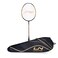 LiNing Turbo 99 Carbon Fibre Strung Badminton Racket with Full Racket Cover BlackGold  For Intermediate Players  84 grams  Maximum String Tension  30lbs