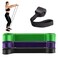 Boldfit Natural Rubber Heavy Resistance Band for Exercise  Stretching Black Purple and Green