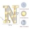 MUMUXI Marquee Light Up Letters  Large Light Up Numbers  Battery Powered and Bright with Every Letter of The Alphabet  for Wedding Birthday Party Celebration Christmas or Home Decoration N