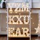 MUMUXI Marquee Light Up Letters  Large Light Up Numbers  Battery Powered and Bright with Every Letter of The Alphabet  for Wedding Birthday Party Celebration Christmas or Home Decoration N