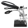 AORAEM LED Light Helping Hands Magnifier Station25X 75X 10X Magnifying Glass Soldering with Clamp and Alligator Clips Desktop Magnifer Stand for Craft Carving Jewelry