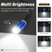 Vekkia Rechargeable LED Neck Reading Light Book Lights for Reading in Bed 3 Brightness Levels Flexible Soft Silicone Arms Comfortable Wear Long Lasting Perfect for Readers Craft  Knitting
