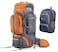 Tripole Walker 65 litres Rucksack with 20 Litre Foldable Day Pack  Internal Frame with Metal Rod  Rain Cover  Bottom Opening  Laptop Section Orange