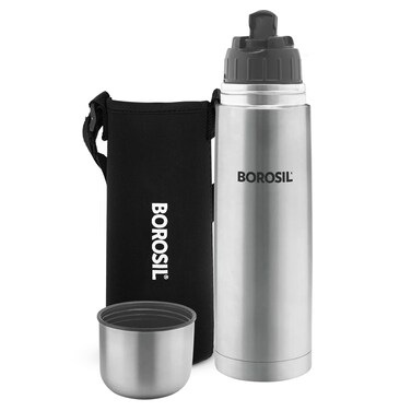 Insulated Water Bottle 25 Oz Vacuum Insulated Water Bottle Stainless Steel Leakproof Flask Keep Hot for 24H  Cold for 24H Reusable  BPA Free Metal Bottles For Travel With Free CarryOn Sleeve