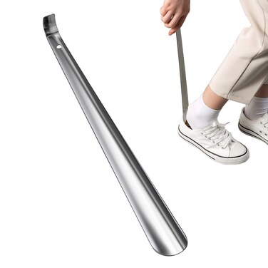 Shoe Horn Long Handle for Seniors165 Long Metal Shoehorns for Men Women KidsTravel Stainless Steel Shoe Horn Shoe Slip on Tool
