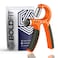 Boldfit Adjustable Hand Grip Strengthener Hand Gripper for Men  Women for Gym Workout Hand Exercise Equipment to Use in Home for Forearm Exercise Finger Exercise Power Gripper 60 Kg Orange