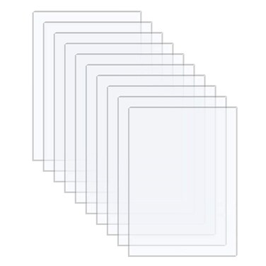 Langaelex 10 Pack of Acrylic Sheets 5x7  0043 Thick Clear Extruded Plexiglass Sheets for Crafts Picture Frame Projects Display  DIY