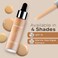 Faces Canada Second Skin Serum Foundation Spf 15 Ultra Light Weight Marine Algae Extract Enriched Natural Matte Finish Hd Flawless Radiance Natural 494 Oz
