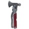 Rollyware Stainless Steel 15 in 1 Multipurpose Tool Kit Portable  Heavy Duty Light Weight  Durable Emergency Pocket Multi Tool Kit Suitable as Camping Multitool Axe Hammer  More Dark Brown