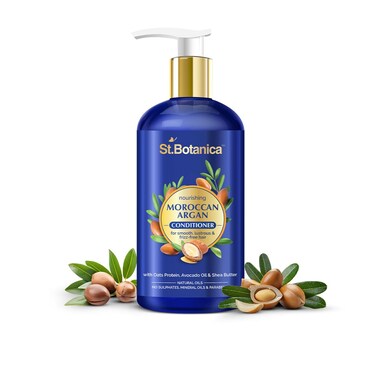 StBotanica Moroccan Argan Hair Conditioner  With Organic Argan Oil  Vitamin E No Sulphate Paraben 300ml