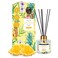 Soul  Scents Pineapple Scented 406 oz 120ml Reed Diffuser Set with 6 Fiber Sticks for Room Decor  Home Fragrance Reed Diffuser  Air Freshners for Home