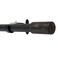 Deco Window Extendable Curtain Rod 1 Inch for Door  Windows Adjustable Length Heavy Duty Iron Farmhouse Drapery Pole with Wooden Finials 36 to 66 Rustic Black