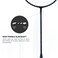 LiNing Wind Lite Stealth Carbon Fibre StrungBlack Blue Racket With Free Full Cover