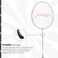 LiNing Turbo X 70 G5 Strung Badminton Racket WhiteBlack 87 grams