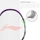 LiNing GForce Superlite 3800 CarbonFiber Strung Badminton Racquet with Free Full CoverBlackPurpleSet of 1