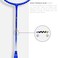 LiNing GForce Superlite 3600 CarbonFiber Strung Badminton Racquet with Free Full Cover BlueYellow