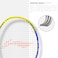 LiNing GForce Superlite 3600 CarbonFiber Strung Badminton Racquet with Free Full Cover BlueYellow