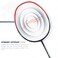 LiNing Air Force 77 G2 Carbon Fiber Strung Badminton Racket with Full Cover NAVYRED