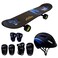 JASPO Black Panther Fibre Skateboard Combo 265 65 for Age Group 7 Years and Above PRO