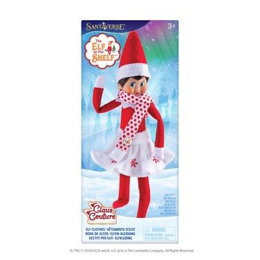 The Elf on the Shelf Claus Couture Collection Snowflake Skirt  Scarf Scout Elf Not Included