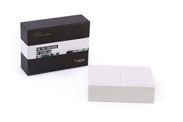 Etchr Watercolor Postcards  Hot Press  Professional Artist Grade 100 Cotton Watercolor Cards for Mixed Media  100 Hot Press Watercolor Paper Postcards  VeganFriendly