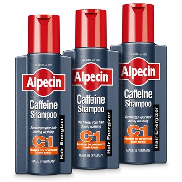 Alpecin Caffeine Shampoo C1 3 x 250 ml  For natural hair growth