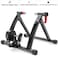 Sportneer Bike Trainer  Magnetic Stationary Bike Stand for 2628  700C Wheels  Adjustable 6 Level Resistance Bike Trainer Stand for Indoor Riding with Quick Release Lever  Front Wheel Riser Block