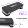 JAXPETY 27 Fitness Aerobic Step Adjust 4  6Exercise Stepper with Risers Home Gym Black  Gray