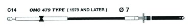 Uflex C14X11 Engine Control Cable 11