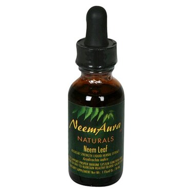 Neemaura Naturals Liquid Herbal Extract Neem Leaf Regular Strength 1 fl oz 30 ml Pack of 2