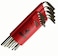 Bondhus 17195 Set of 15 Hex Lwrenches with BriteGuard Finish Extra Long Length sizes 12710mm