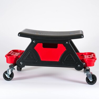 Rhino Bilt Creeper Detailing Seat Rolling Shop Stool wTool Storage Mechanic
