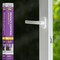 Gila Privacy Black Static Cling Residential DIY Window Film No Glue No Adhesive 3ft x 65ft 36in x 78in  PB78