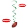 Beistle Football Whirls 5 Count