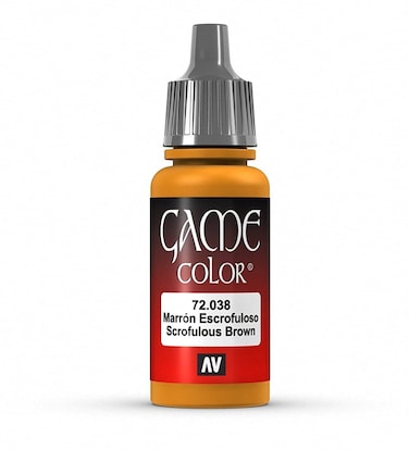 Vallejo Game Color Scrofulous Brown Paint 17ml